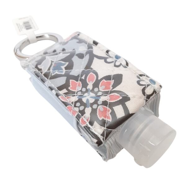 Vera Bradley Hand Sanitizer Keychain Lisbon Medallion Bag Charm NWT - Picture 2 of 5